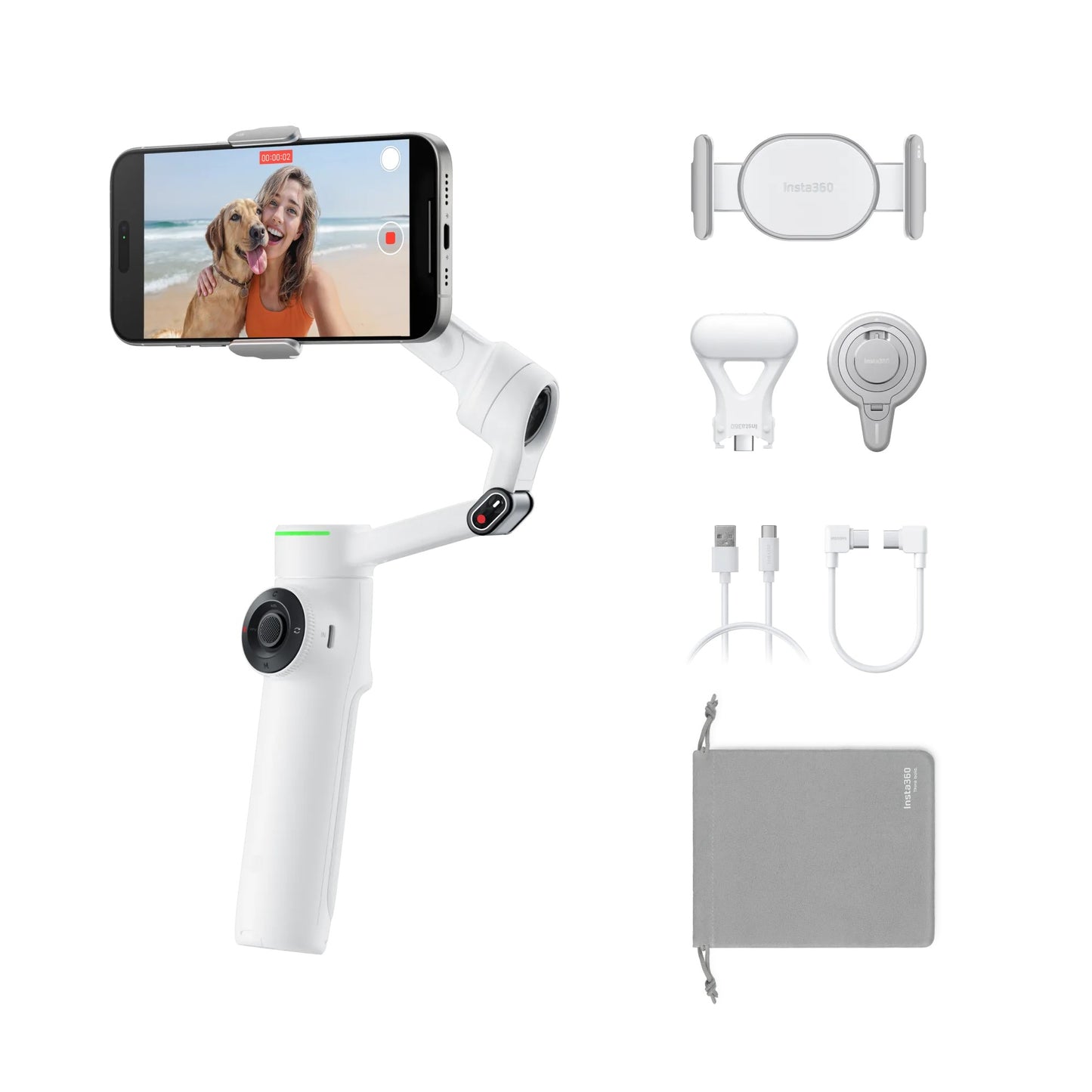 Insta360 Flow 2 Pro Creator Kit (Grey)