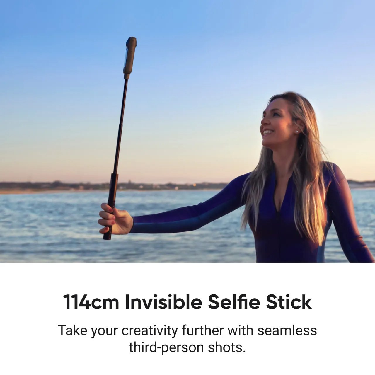 114cm Invisible Selfie Stick