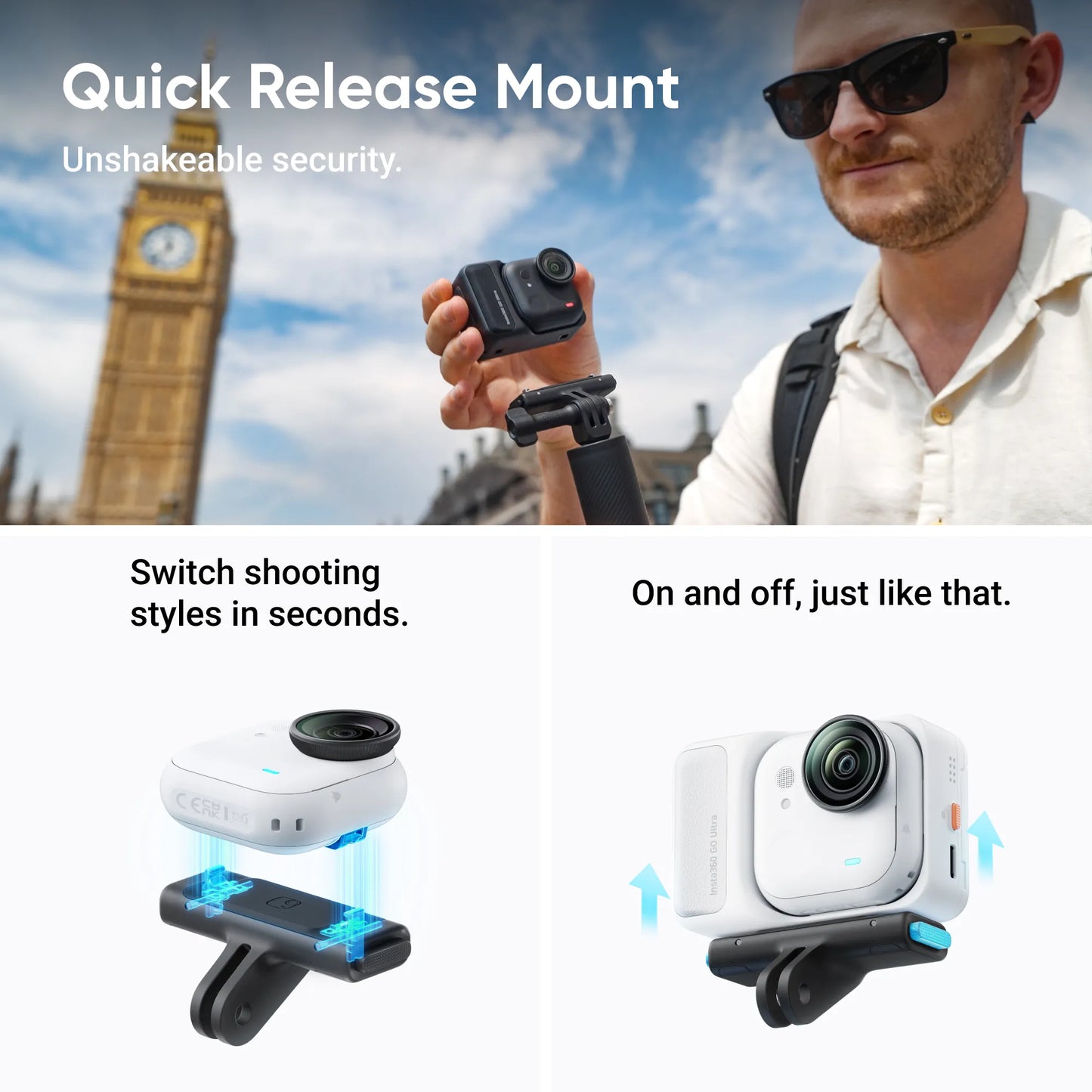 Insta360 Australia GO ULTRA Creator Bundle Black Version
