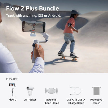 Insta360 Australia Flow 2 AI Tracker Bundle (Grey)