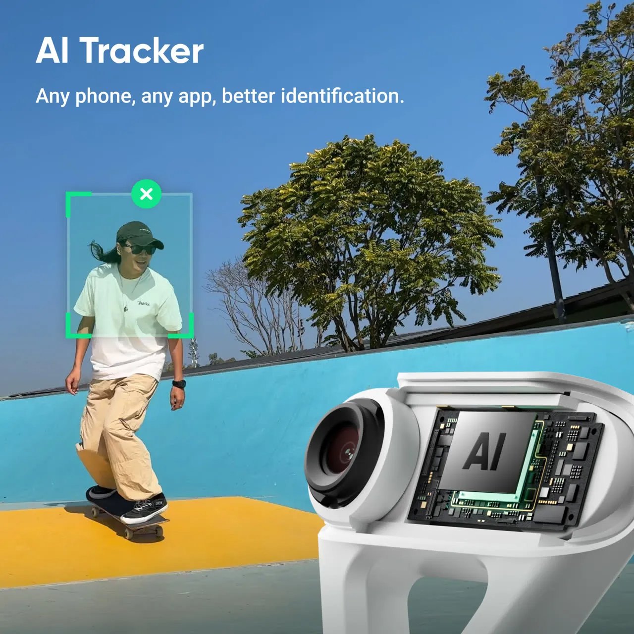 Insta360 Australia Flow 2 AI Tracker Bundle (Grey)